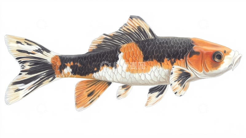 高清大图下载【趣麦麦图】锦鲤模型