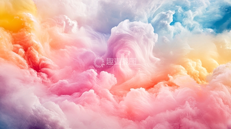 高清大图下载【趣麦麦图】云雾般的粉色虚幻3