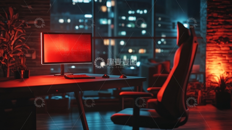 高清大图下载【趣麦麦图】暗红色主题