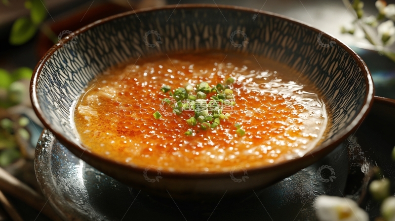 高清大图下载【趣麦麦图】蟹黄蟹肉五香汤