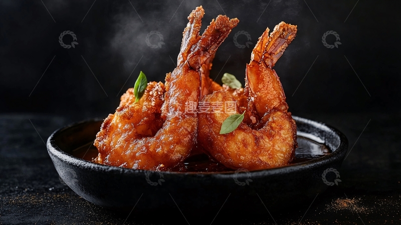 高清大图下载【趣麦麦图】糖醋虾排