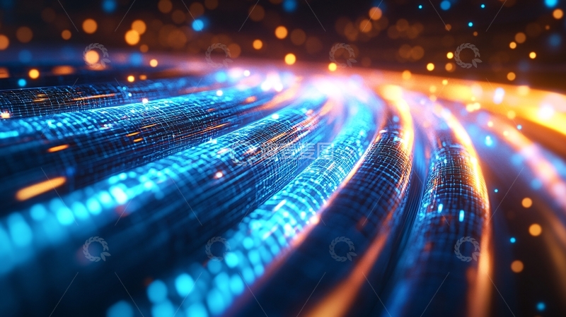 高清大图下载【趣麦麦图】-网络科技大数据背景2