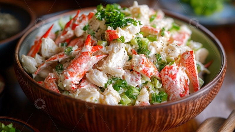 高清大图下载【趣麦麦图】蟹脚盖饭