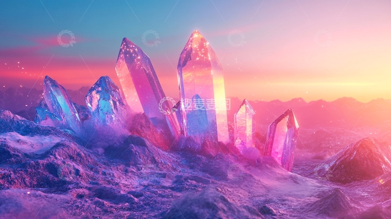 高清大图下载【趣麦麦图】梦幻水晶1