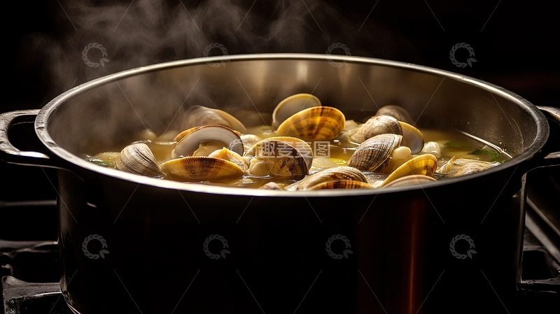 高清大图下载【趣麦麦图】白贝火锅