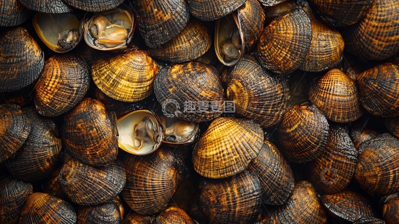 高清大图下载【趣麦麦图】花蛤背景图