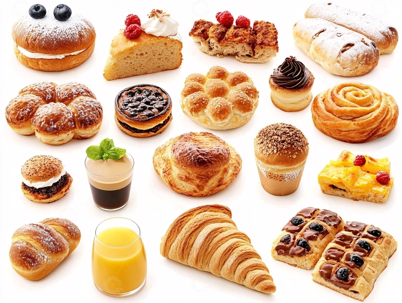 高清大图下载【趣麦麦图】面包糕点蛋糕素材