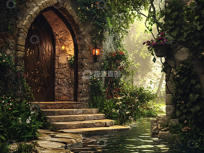 高清大图下载【趣麦麦图】梦幻场景小屋