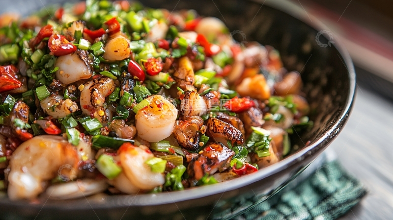 高清大图下载【趣麦麦图】麻辣杂贝