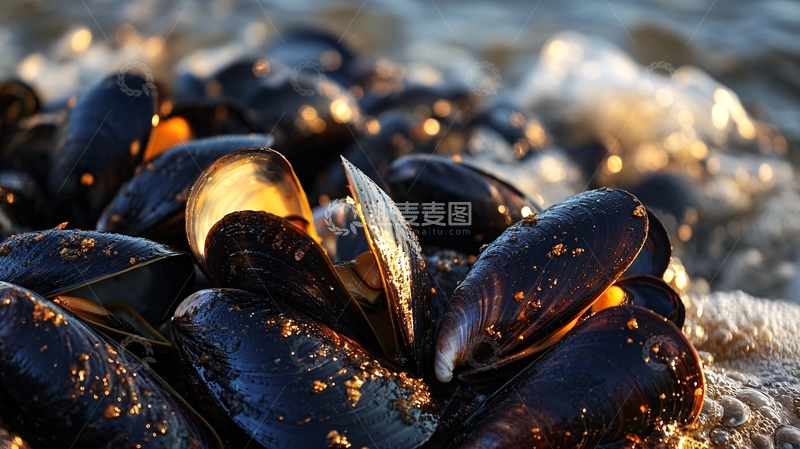 高清大图下载【趣麦麦图】海虹青口1