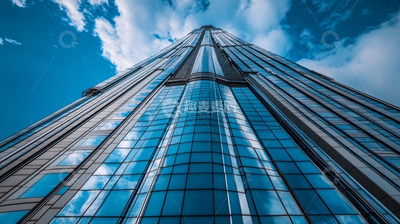 高清大图下载【趣麦麦图】直耸云天高楼建筑