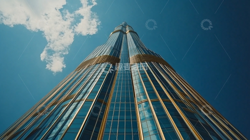 高清大图下载【趣麦麦图】金色建筑甲级写字楼