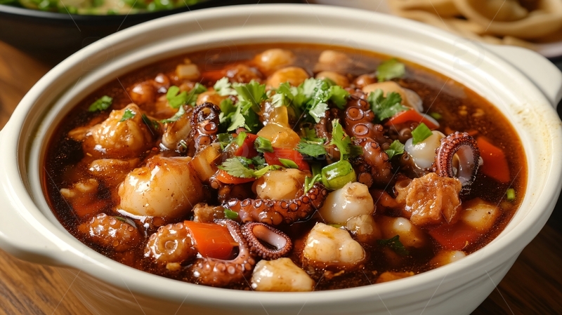 高清大图下载【趣麦麦图】墨鱼仔烧肥肠