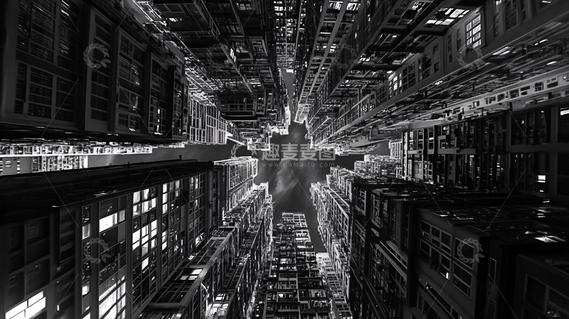 高清大图下载【趣麦麦图】迷离之都