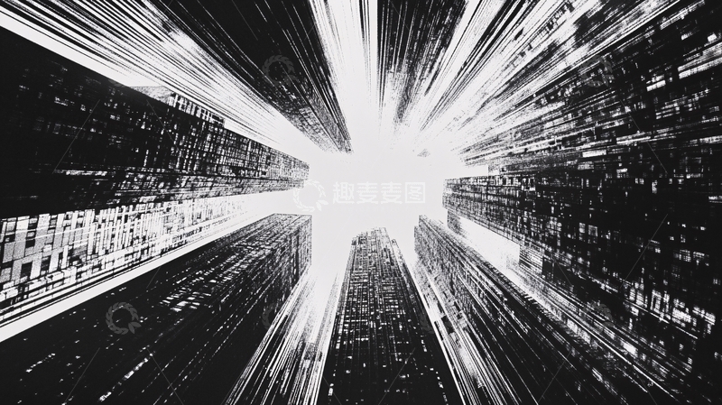 高清大图下载【趣麦麦图】数字隧道1