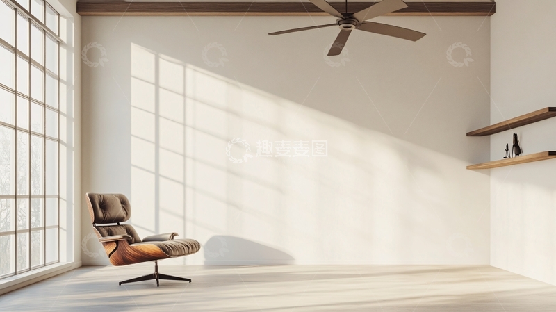 高清大图下载【趣麦麦图】黄色室内暖光太阳光4