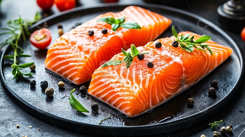 高清大图下载【趣麦麦图】银盘鲑鱼