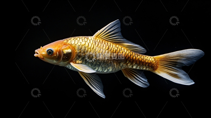 高清大图下载【趣麦麦图】金鲤模型1