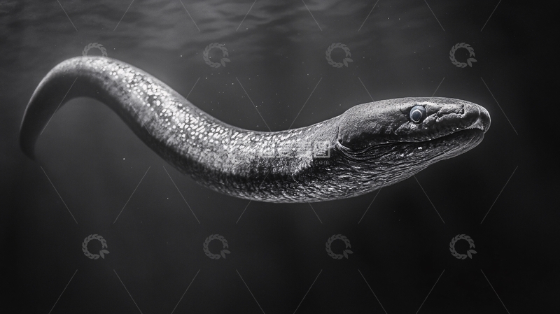 高清大图下载【趣麦麦图】光背电鳗属2