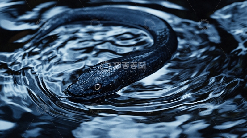 高清大图下载【趣麦麦图】蓝蟒