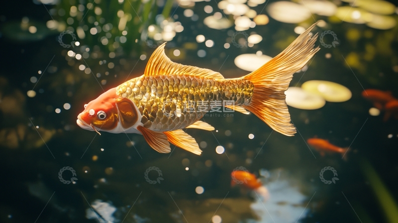 高清大图下载【趣麦麦图】鲤鱼实拍