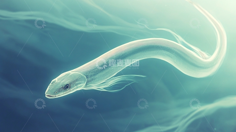 高清大图下载【趣麦麦图】电鳗模型3