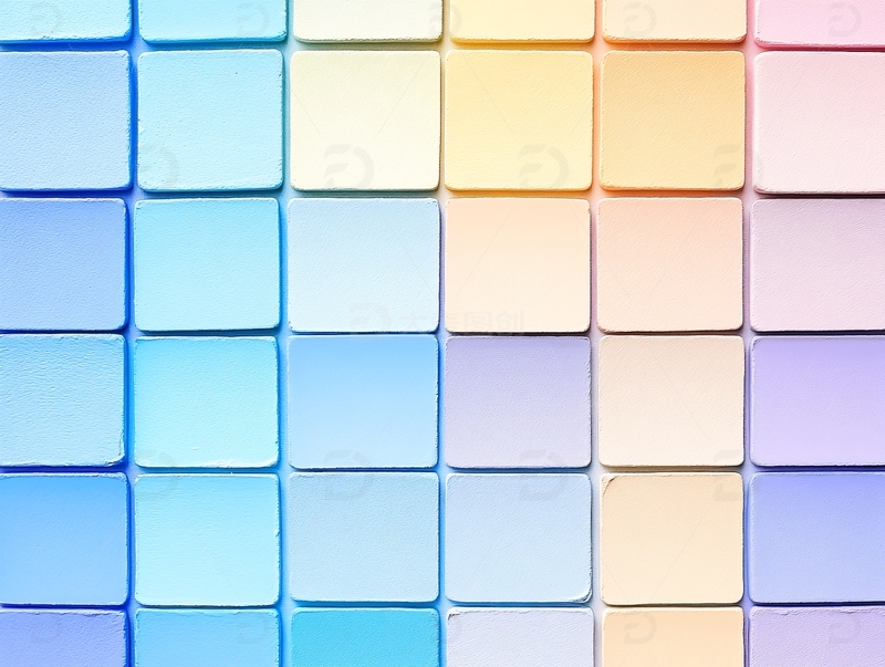 高清大图下载【趣麦麦图】马卡龙色卡