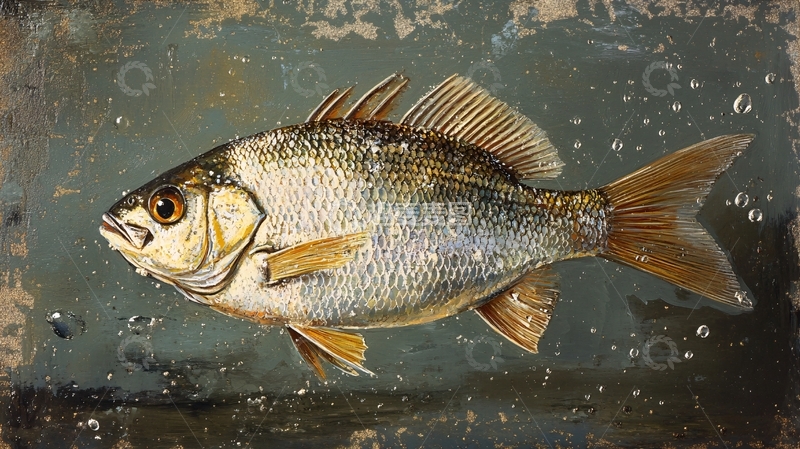 高清大图下载【趣麦麦图】鲫鱼标本