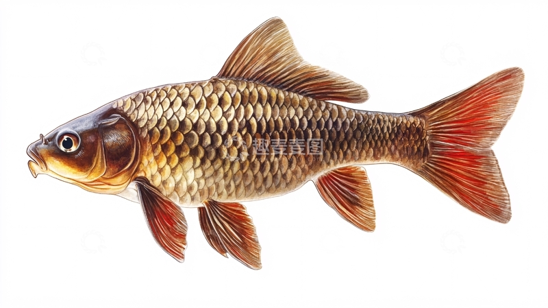高清大图下载【趣麦麦图】鲤鱼素材下载
