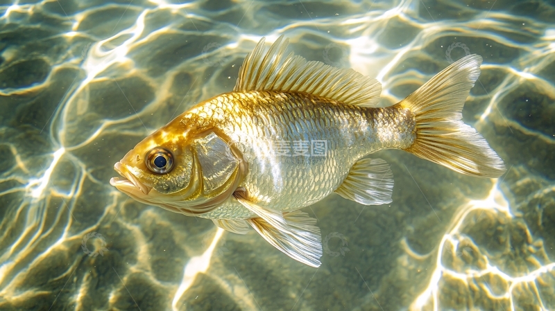 高清大图下载【趣麦麦图】水中鲫鱼1
