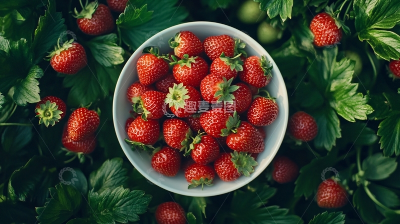 高清大图下载【趣麦麦图】诱人水果草莓