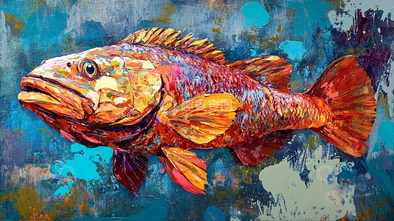 高清大图下载【趣麦麦图】活体石斑鱼1