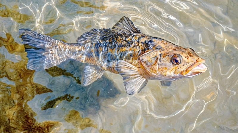 高清大图下载【趣麦麦图】活体石斑游泳
