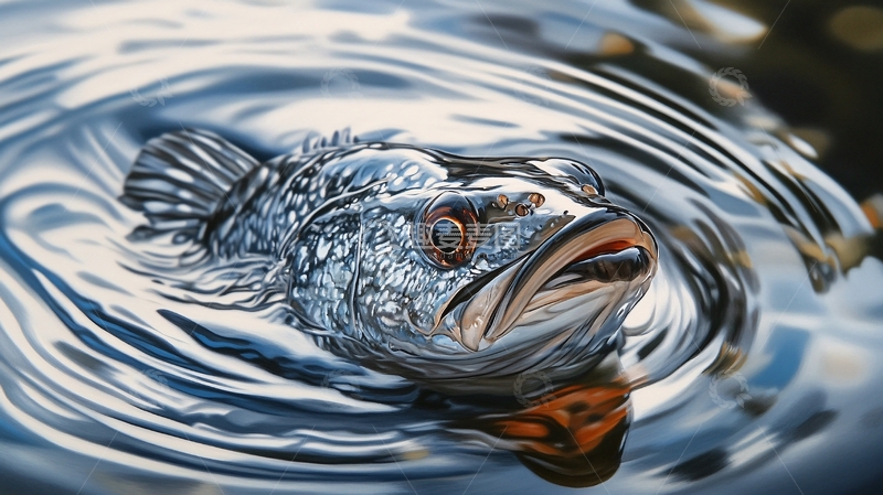 高清大图下载【趣麦麦图】插画鱼头