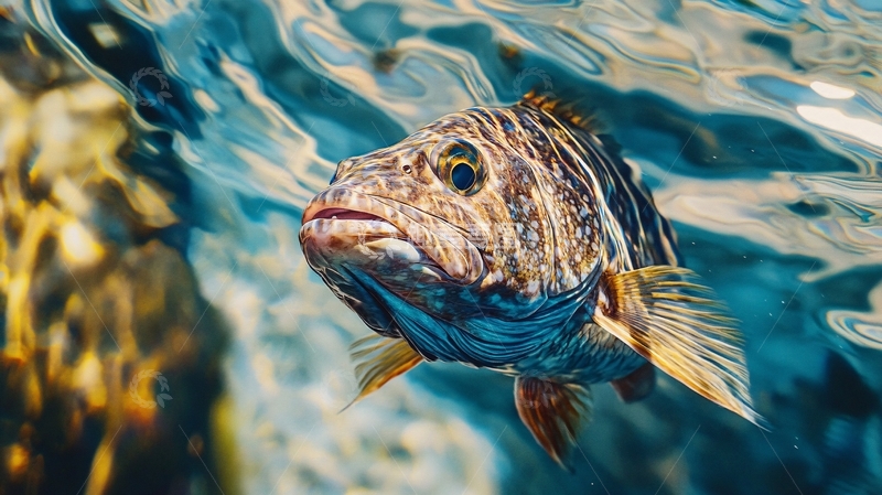 高清大图下载【趣麦麦图】近距离鱼肖像1