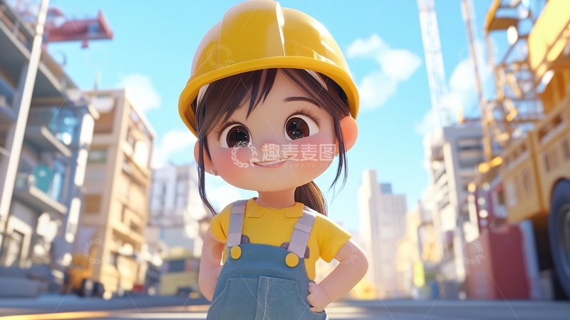 高清大图下载【趣麦麦图】工地题材