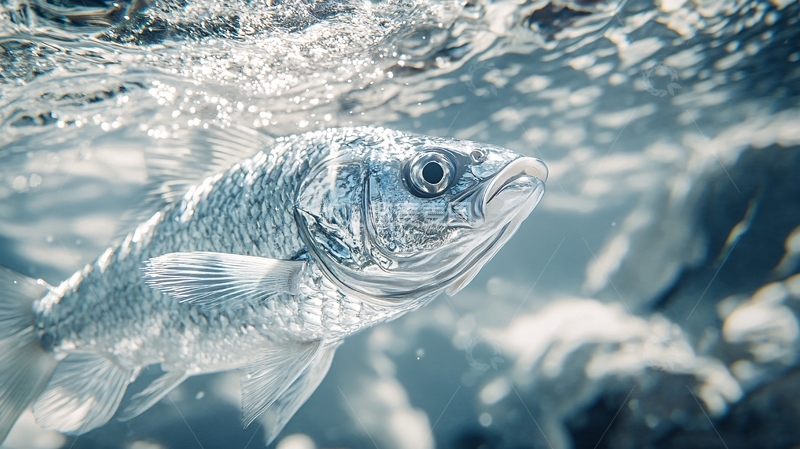 高清大图下载【趣麦麦图】鲤鱼嘴部特写10