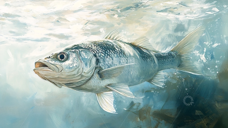 高清大图下载【趣麦麦图】草鱼插画3