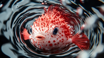 罗汉鱼鱼缸背景壁纸2