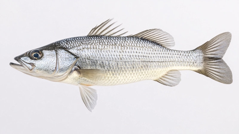 高清大图下载【趣麦麦图】鲈鱼白底图片2