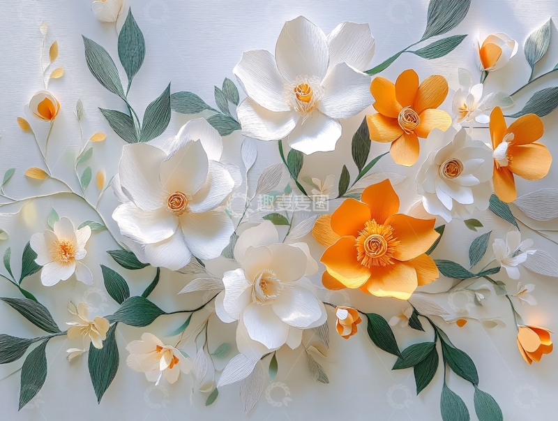 高清大图下载【趣麦麦图】立体花壁纸7