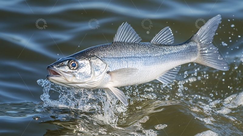 高清大图下载【趣麦麦图】银鳞海鳍轻摆尾