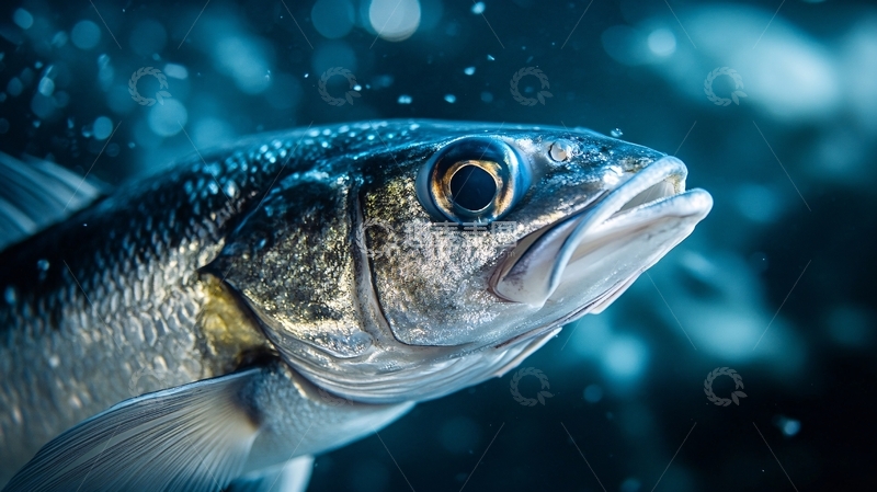 高清大图下载【趣麦麦图】鲤鱼嘴部特写14