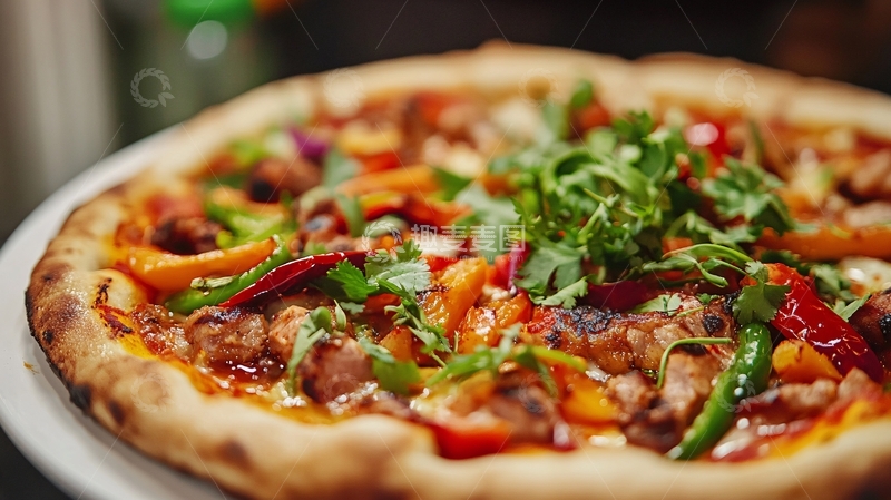 高清大图下载【趣麦麦图】披萨美食