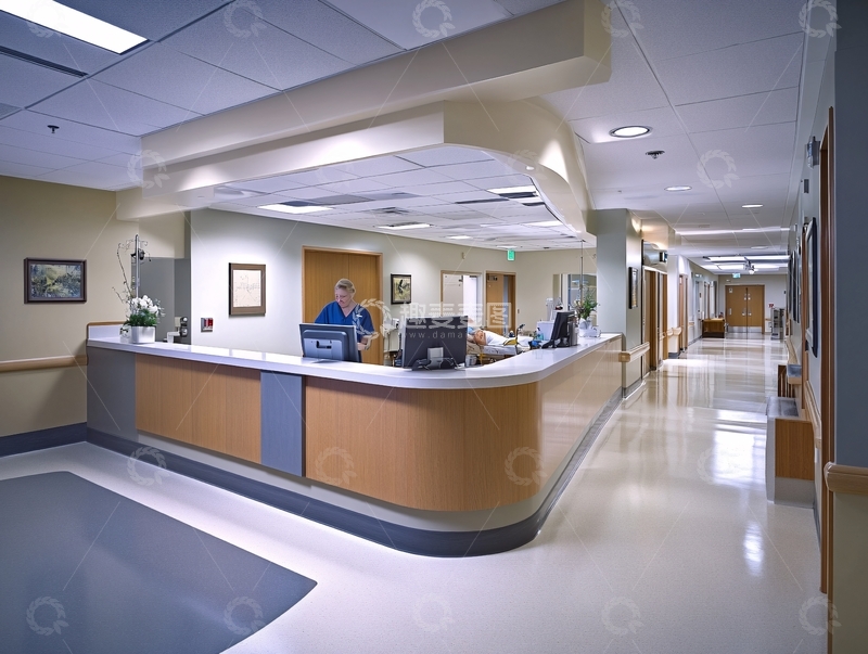 高清大图下载【趣麦麦图】医院总台