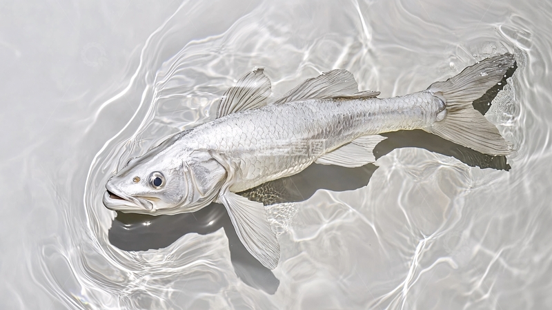 高清大图下载【趣麦麦图】活鱼银鳞泳姿清澈