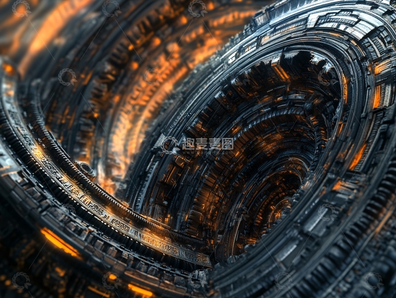 高清大图下载【趣麦麦图】科技黑洞1