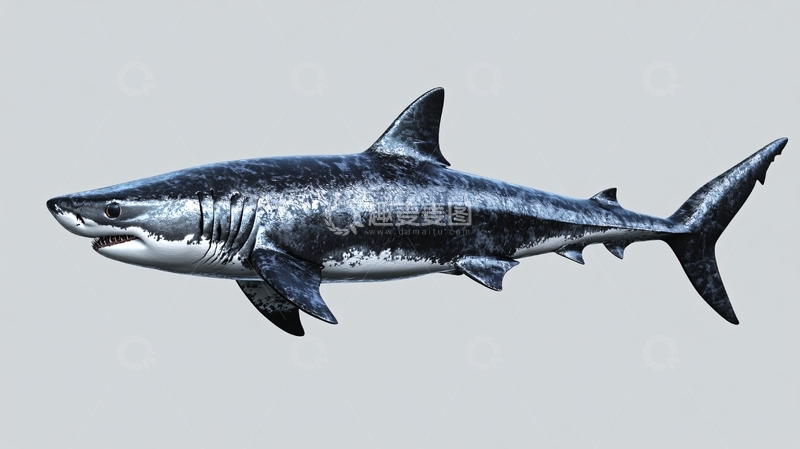 高清大图下载【趣麦麦图】旋齿鲨科普