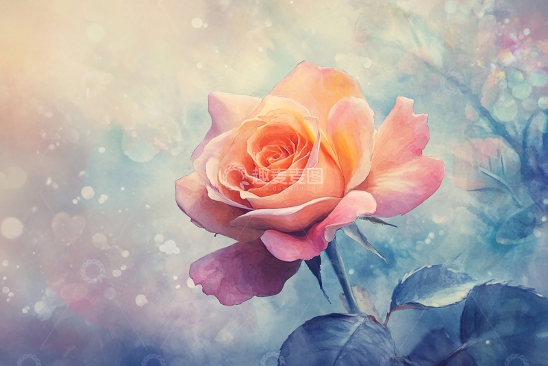 高清大图下载【趣麦麦图】梦幻玫瑰花