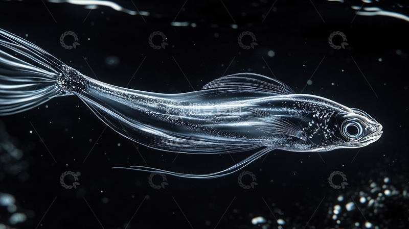 高清大图下载【趣麦麦图】深海银鱼